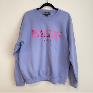 🤑📦 BRIAN LICHTENBERG Ballin Paris Hoodie in Lilac
